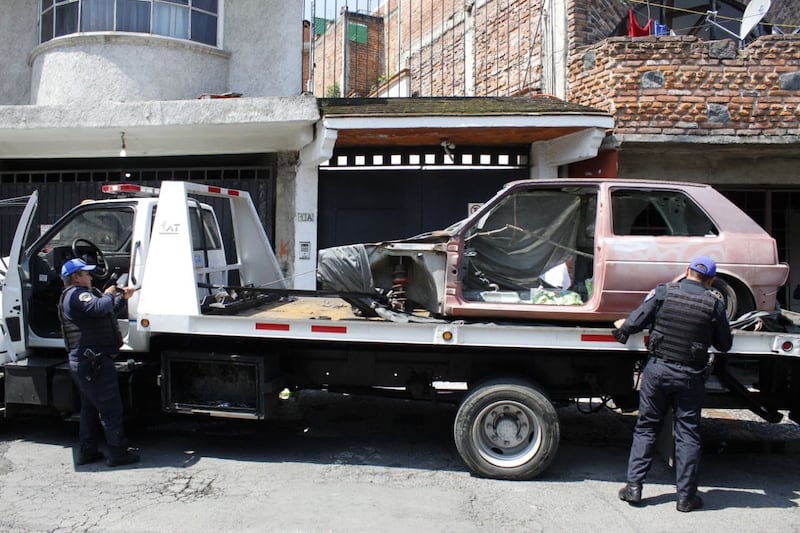 autos abandonados