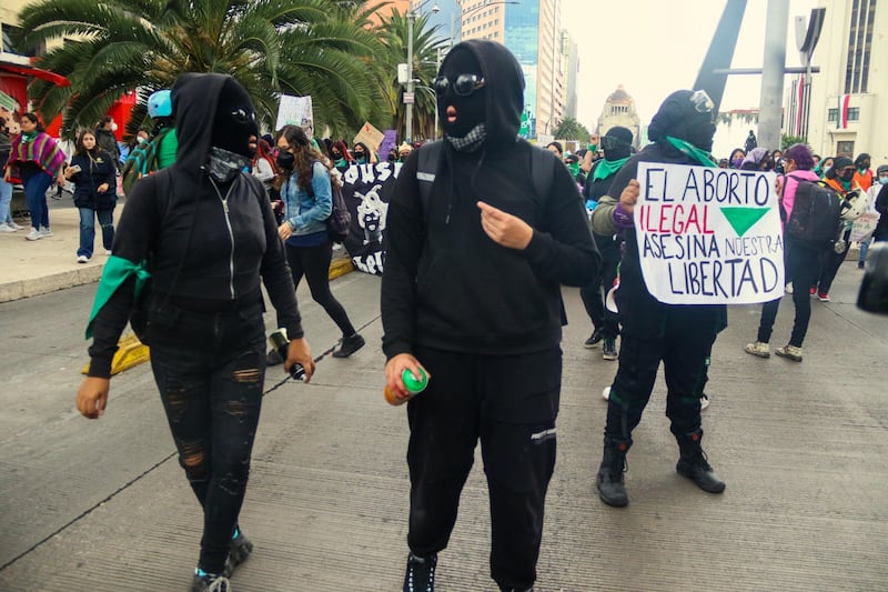 Marcha a favor del aborto en CDMX 28 septiembre de 2022