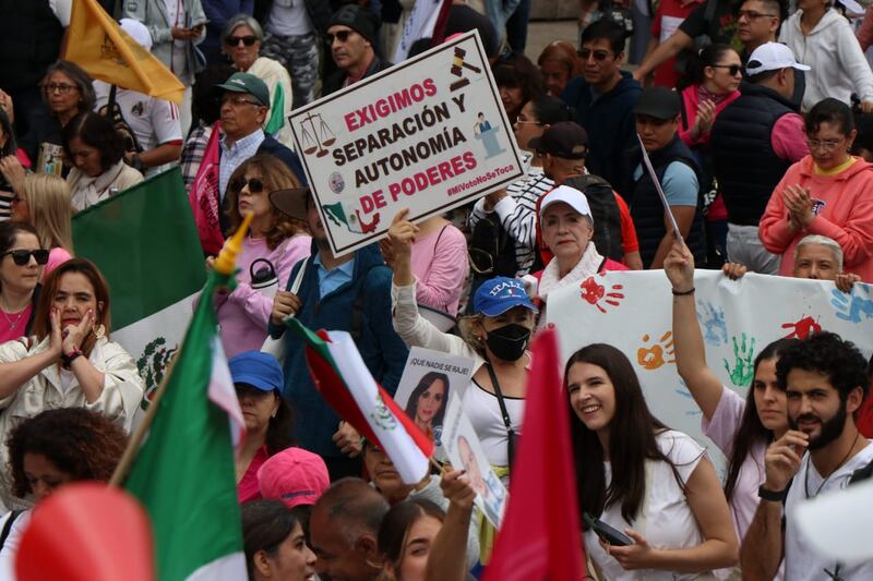 Manifestación contra la Reforma Judicial domingo 8 de septiembre.