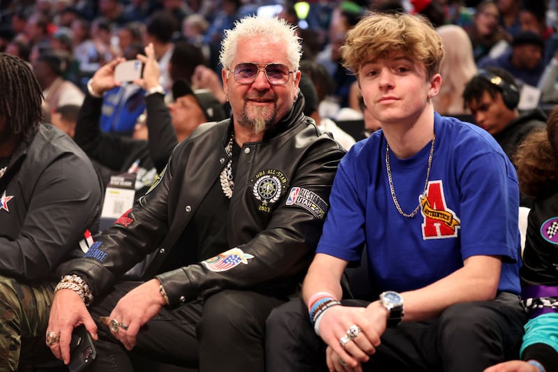 Los famosos presentes en el All Star Game (Getty Images)