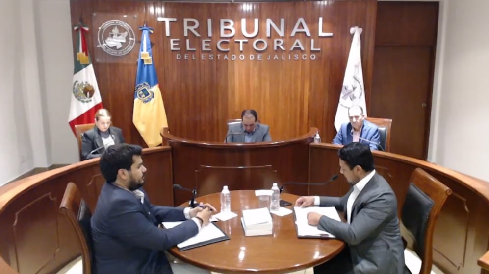 Tribunal Electoral de Jalisco aprobó recuento de votos en la elección a la presidencia de Guadalajara. Foto: Tribunal Electoral.