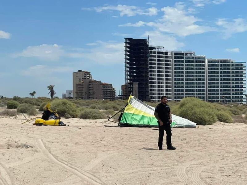 Desplome de avión ultraligero en Sonora.