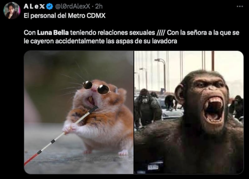 Memes de Luna Bella en el Metro