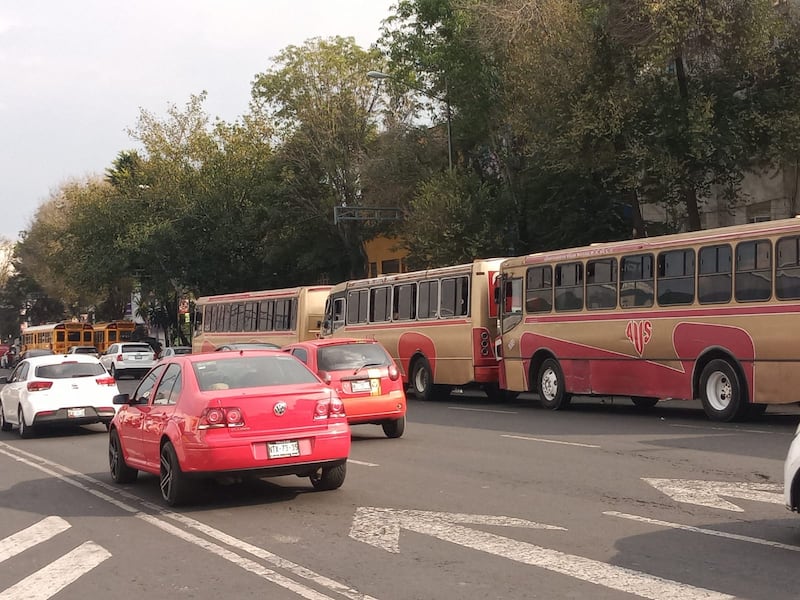 Autobuses Marcha AMLO