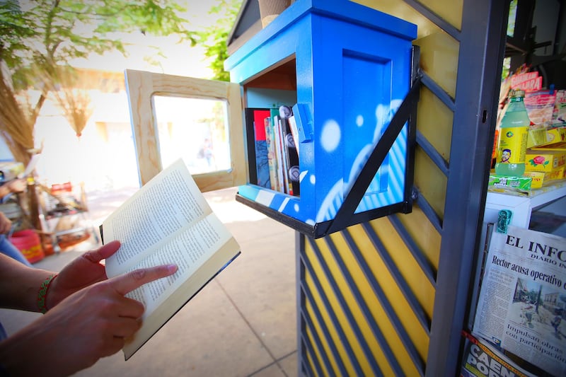 A lo largo del Paseo Alcalde se colocarán buzones para el intercambio de libros.