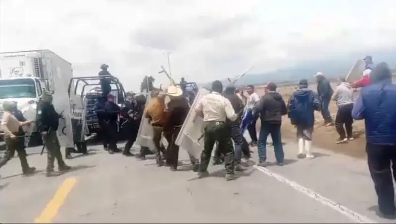 Represión en Perote