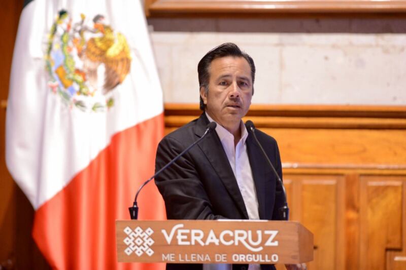 Cuitláhuac García Jiménez, gobernador de Veracruz.