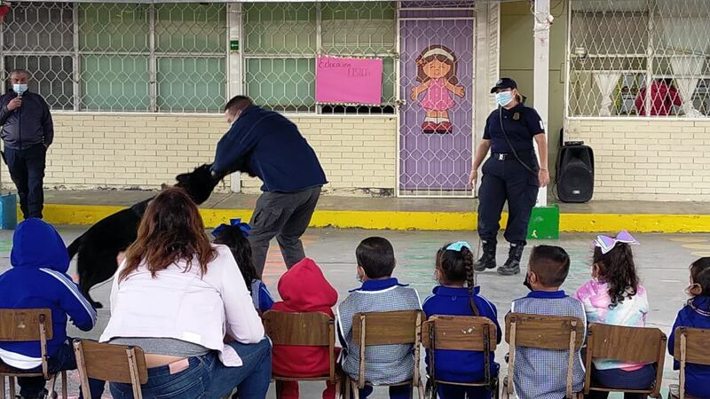 Obediencia, agilidad y destreza fueron algunos de los elementos en la presentación.