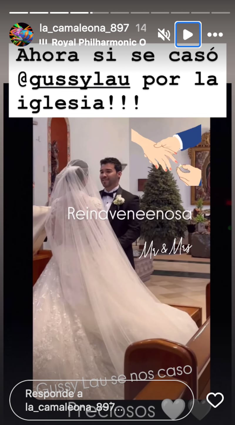 Filtran fotos de la boda de Gussy Lau, exnovio de Ángela Aguilar