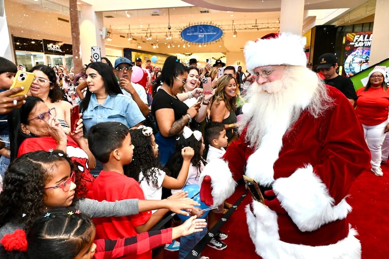 Santa Claus en Plaza las Américas