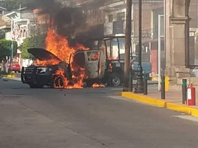 Coche bomba en Jérecuaro