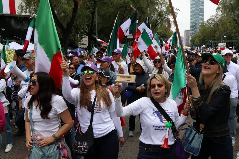 Manifestación contra la Reforma Judicial domingo 8 de septiembre.