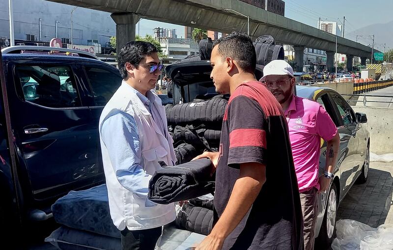 Además de víveres se entregaron colchonetas, agua, artículos de higiene.