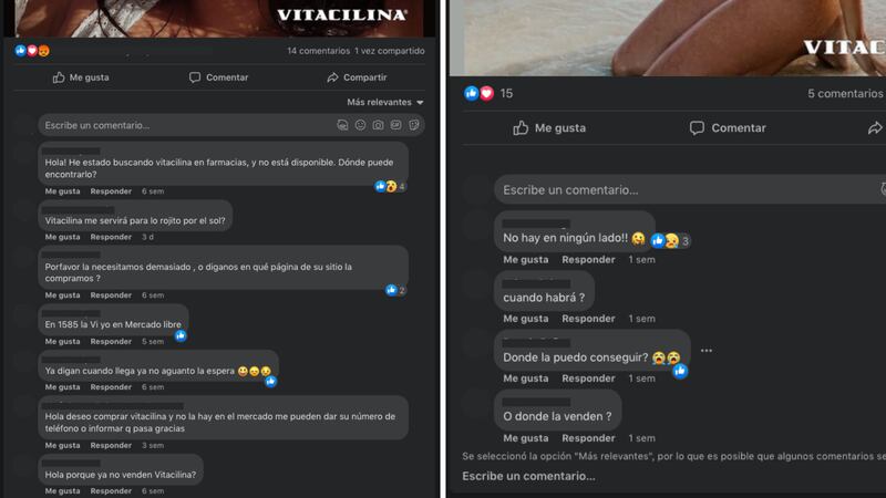 Vitacilina comentarios en FB