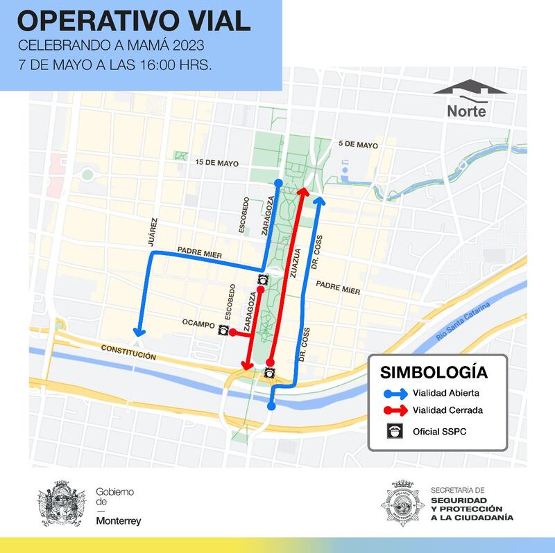 Checa este mapa para que veas qué calles evitar.