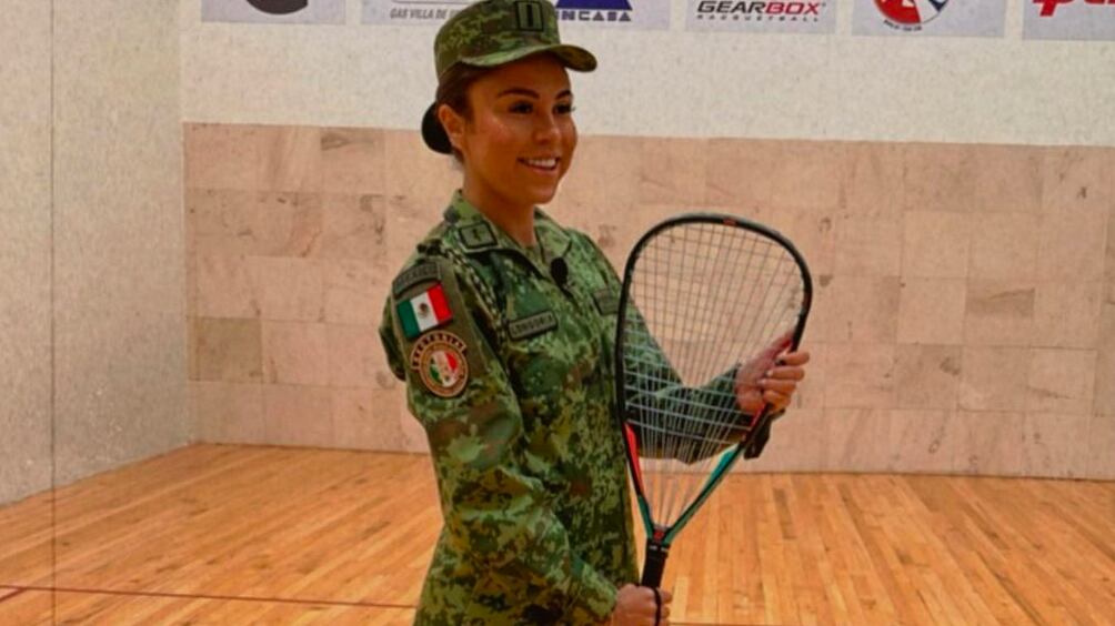Paola Longoria ha tenido varios ascensos en el Ejército Mexicano desde su ingreso en 2012.
