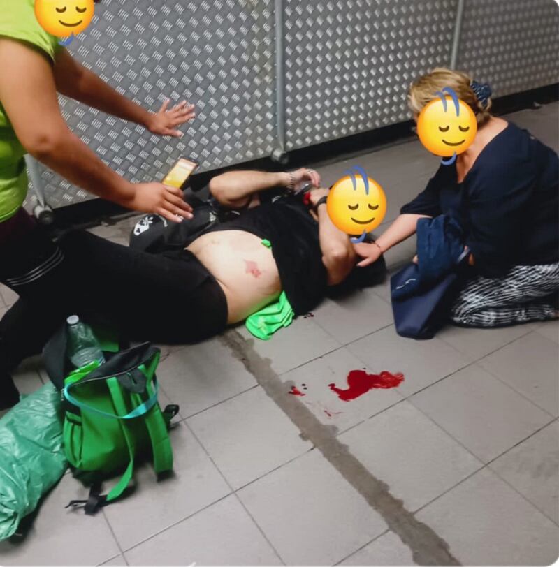 Disparan a hombre en el Metro