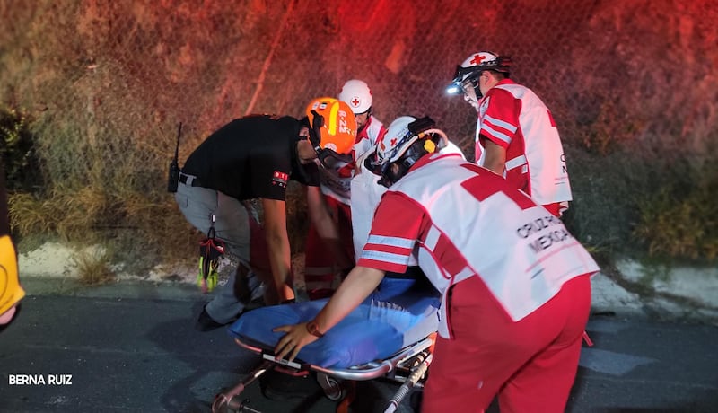 Dos lesionados fueron llevados al Hospital de Zona 21.