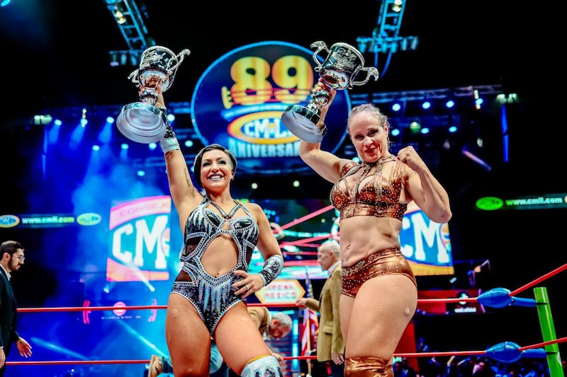 Así lucieron los triunfadores de la Copa Bicentenario del CMLL