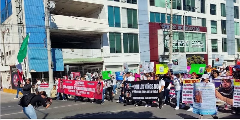 Marcha contra la violencia en Culiacán