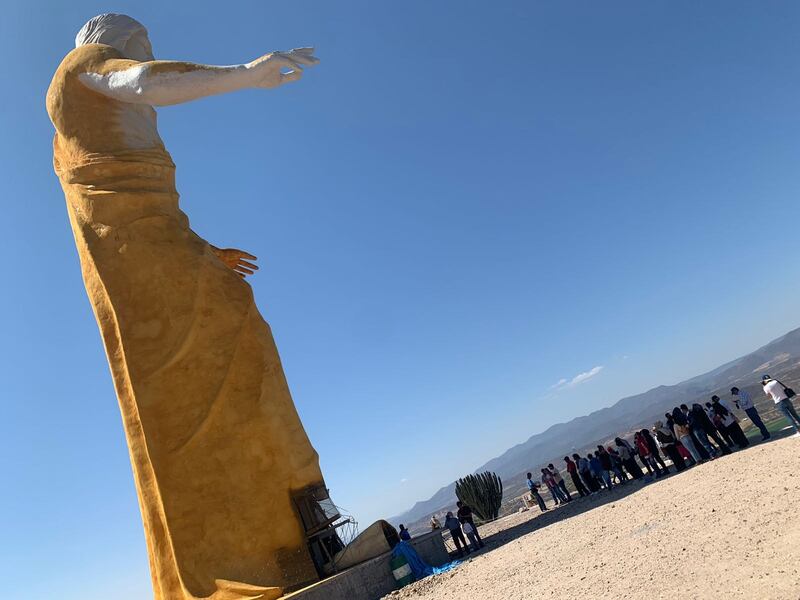 Cristo de la Paz inauguran escultura de 31 metros en Zacatecas