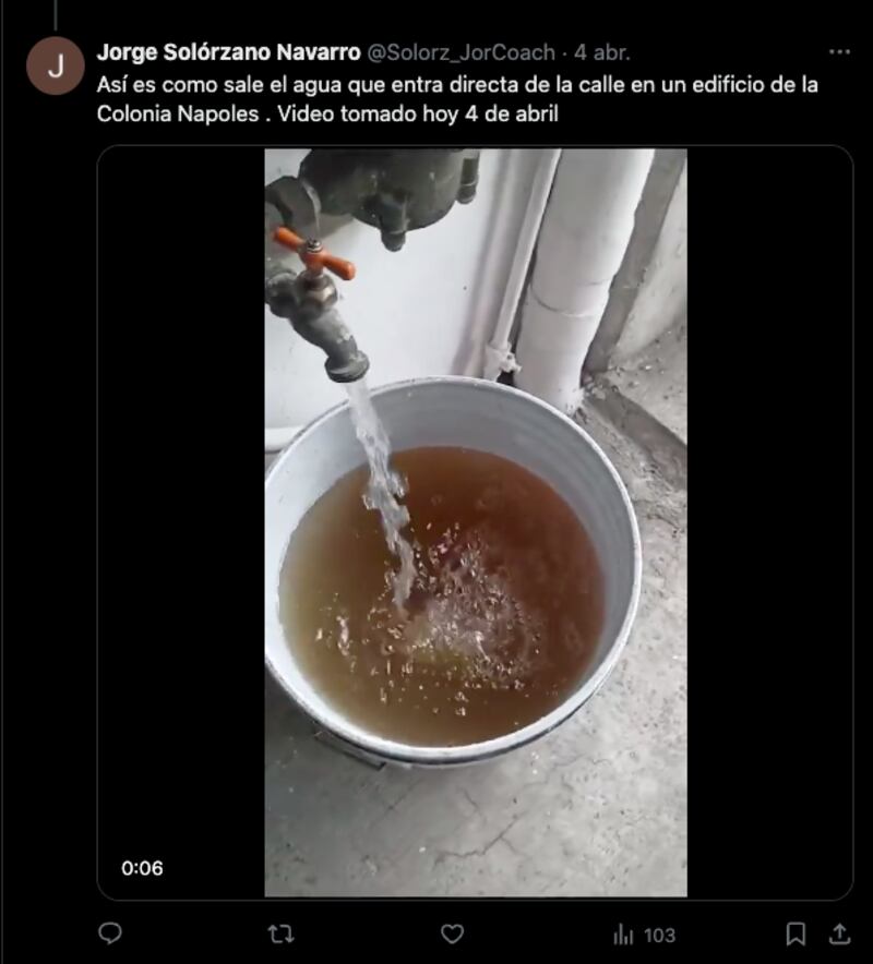 Agua contaminada: Critican falta de recomendaciones de las autoridades en Benito Juárez
