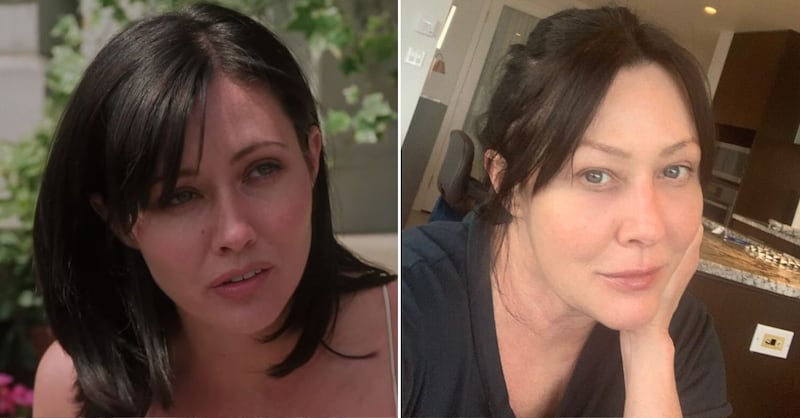 Shannen Doherty en 'Charmed' y en la actualidad