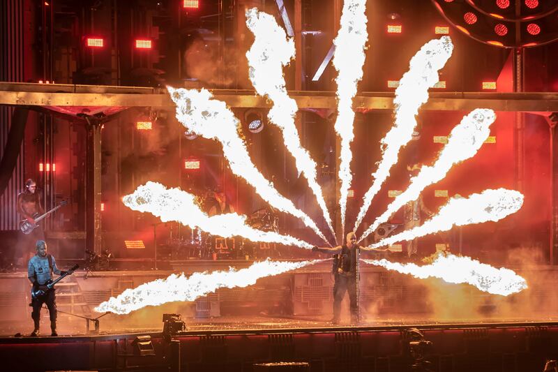 Rammstein en el Foro Sol, CDMX.