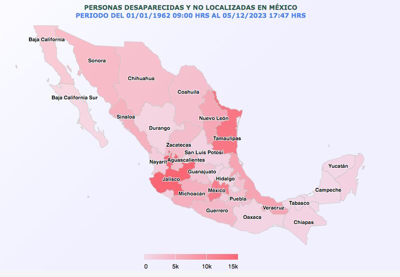 Desapariciones forzadas en México (CNB)