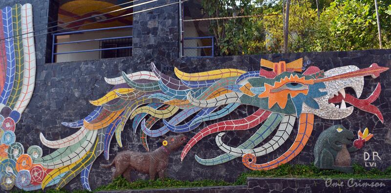 Mural de Diego Rivera o "La Casa de los Vientos" fue de las últimas esculturas del pintor mexicano, y lo hizo en la fachada de su amiga Dolores Olmedo.