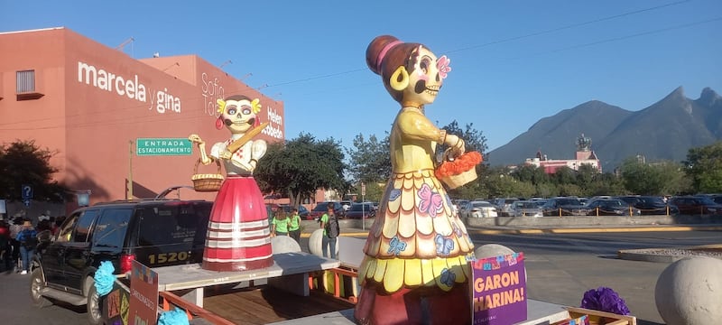 Esta es la tercera ocasión en que se realiza el Desfile de las Calaveras en Monterrey.