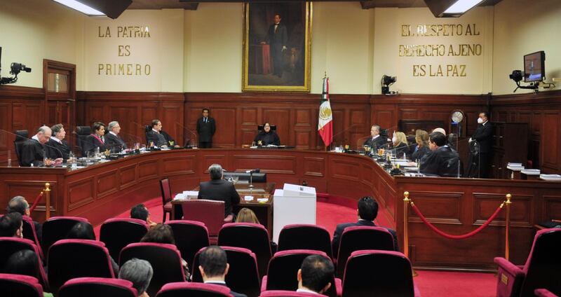 La Suprema Corte de Justicia eligió hoy a la nueva presidenta.