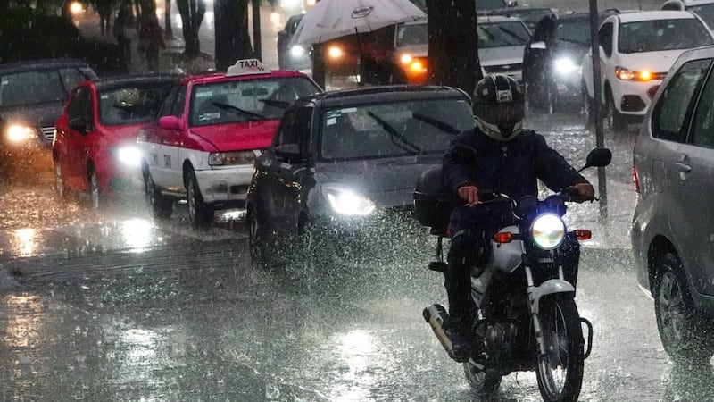 Biker temporada de lluvia