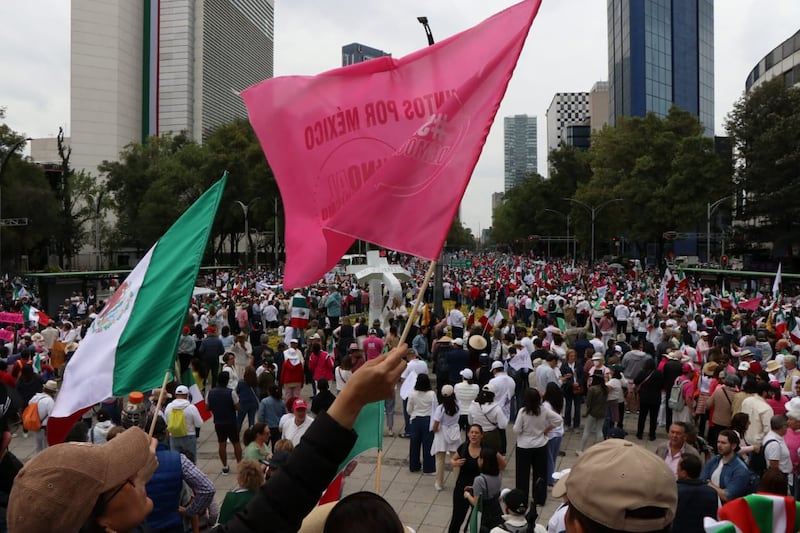 Manifestación contra la Reforma Judicial domingo 8 de septiembre.