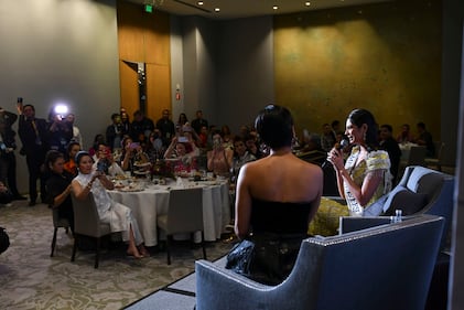 La Miss Universo 2023 Sheynnis Palacios convivió con sus fans en su ultimo evento con reina de belleza