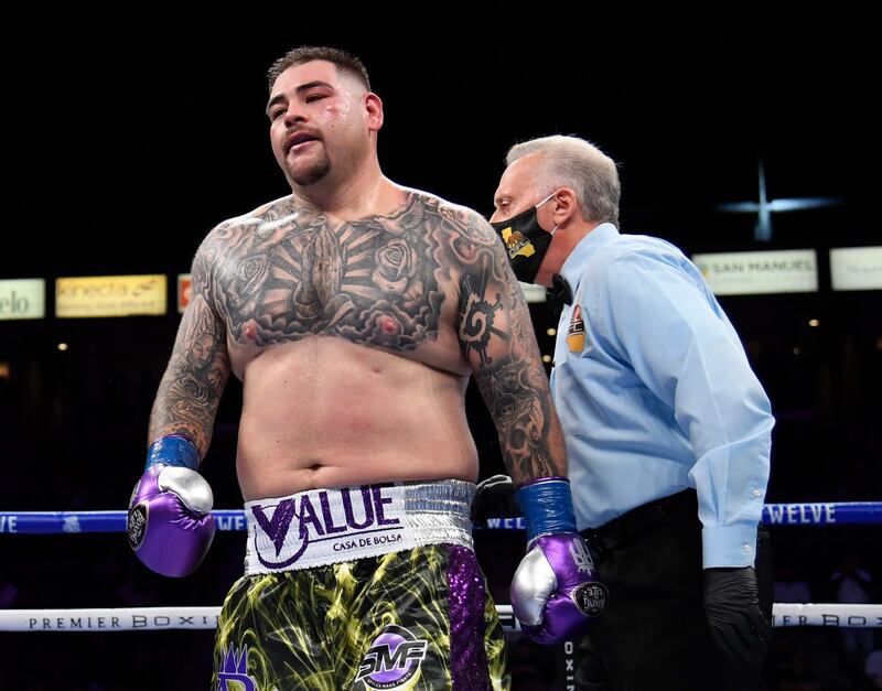 Andy Ruiz se alista para su pelea ante Luis Ortiz