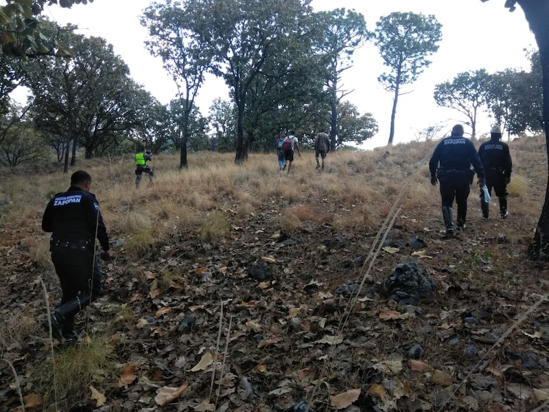 La salud de los tres extraviados se reportó como fuera de peligro.