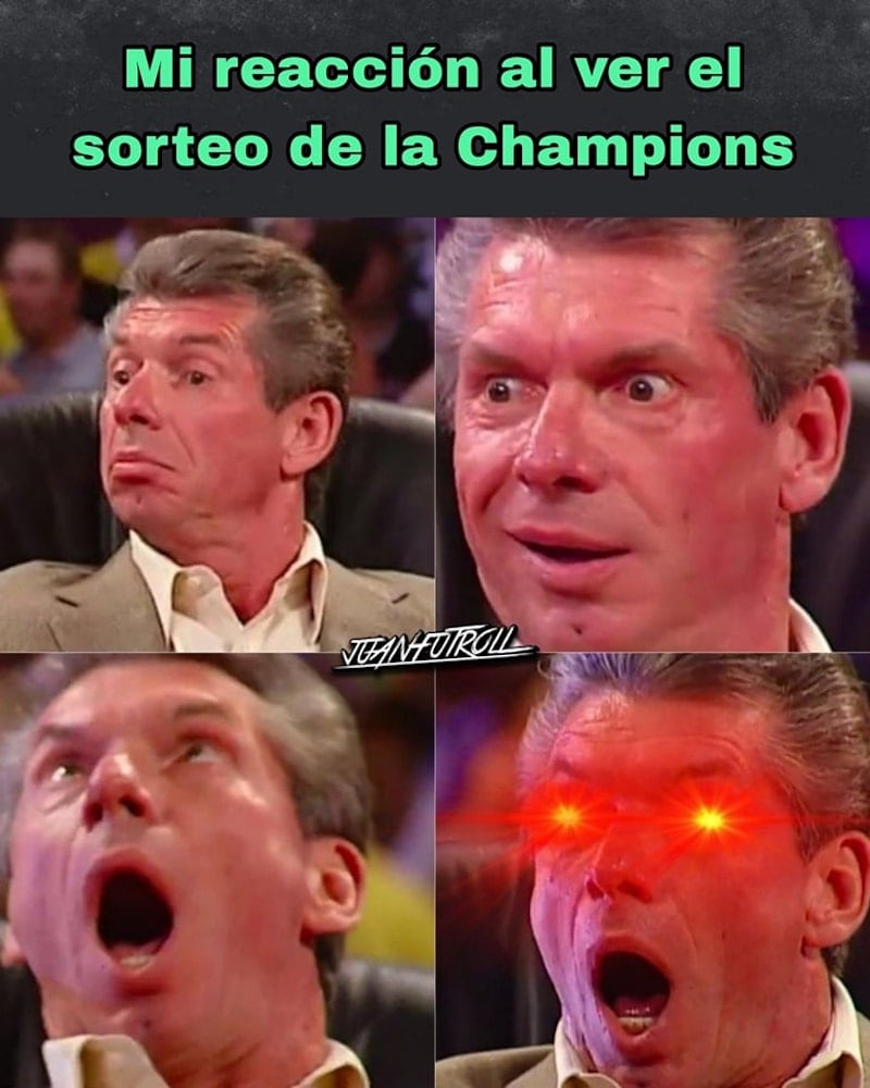 Memes sorteo Champions