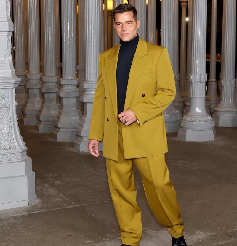 Ricky Martin en la gala de LACMA 2024