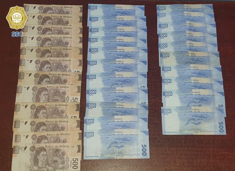 dinero de extorsiones