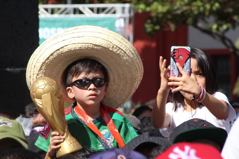 Aficionados asistieron al México vs Argentina en el FanFest en la CDMX