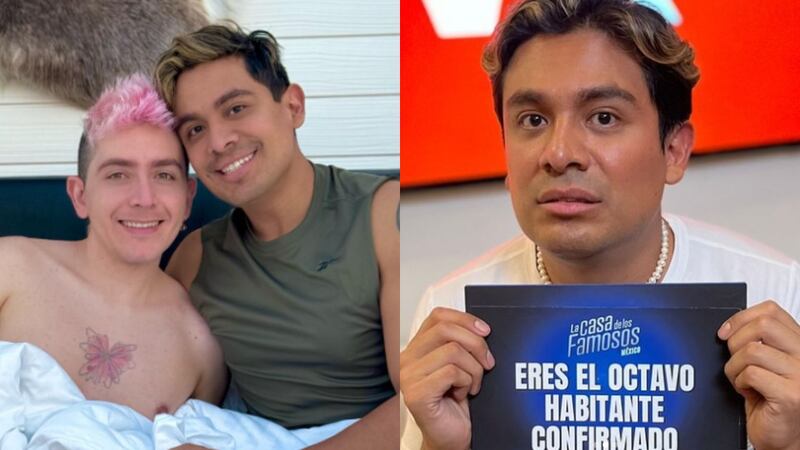 Ricardo Peralta y su novio