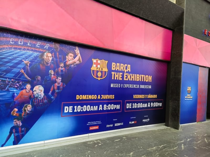 Esta experiencia busca complacer a los grandes fanáticos del Barcelona en México