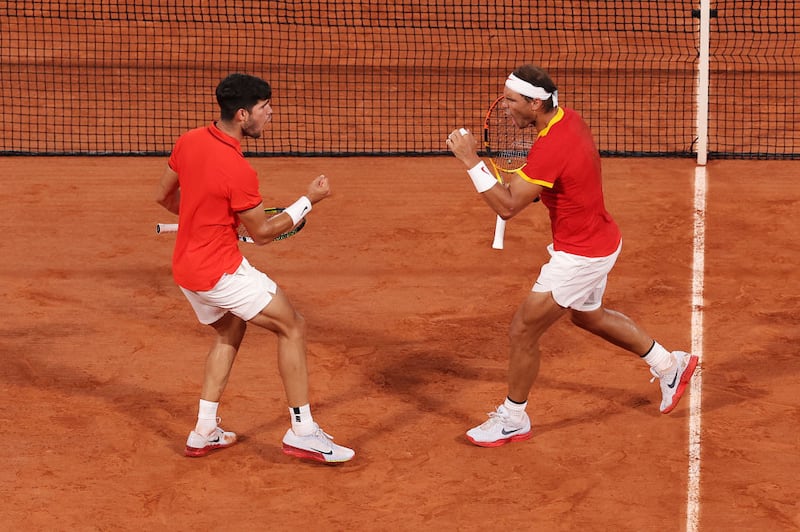 Rafael Nadal y Carlos Alcaraz