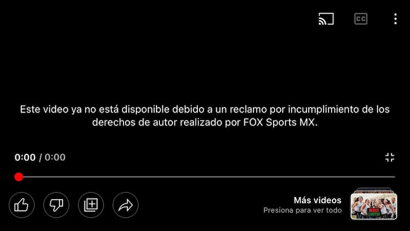 El mensaje que provocó la ira de los espectadores