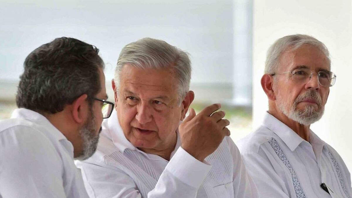 Jorge Arganis Díaz Lea y Andrés MAnuel López Obrador