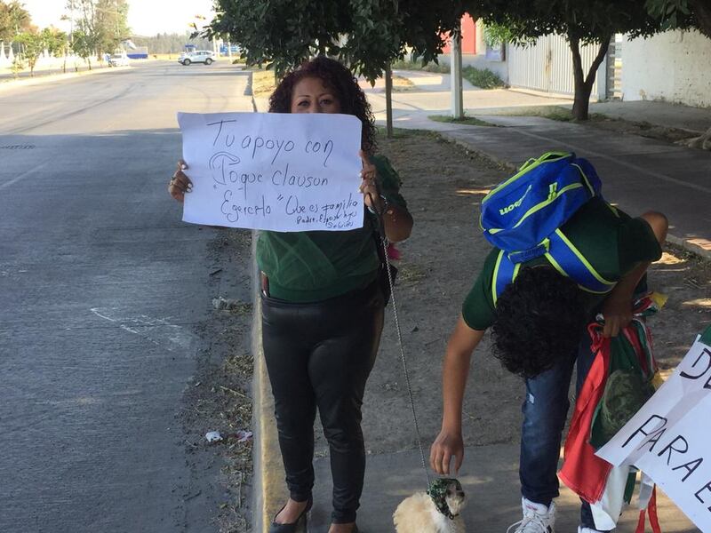 La protesta se realizó en varias ciudades del país.