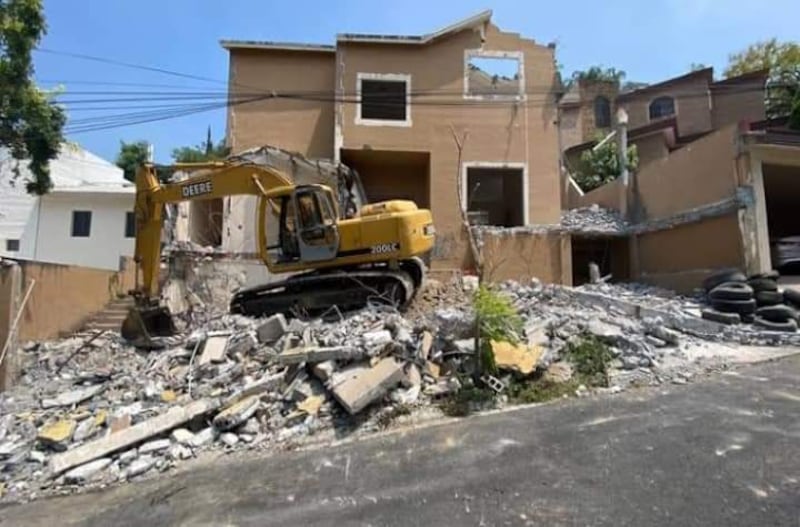 La casa de la familia Peña Coss fue demolida en 2021 después de varios años de estar a la venta.