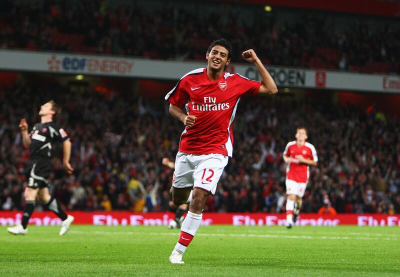 Carlos Vela marcó 11 goles en su primera etapa con el Arsenal.