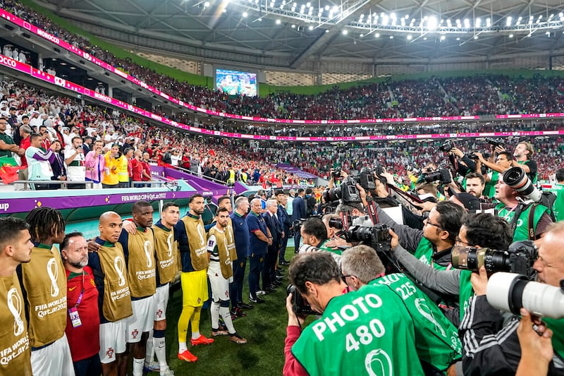 Portugal vs Marruecos: CR7 se roba los reflectores.